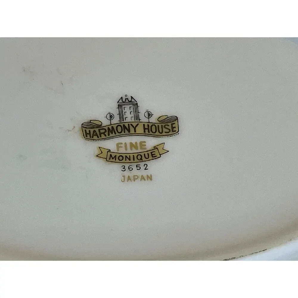 Harmony House Monique 3652 Fine‎ China Oval Serving Platter Japan 13